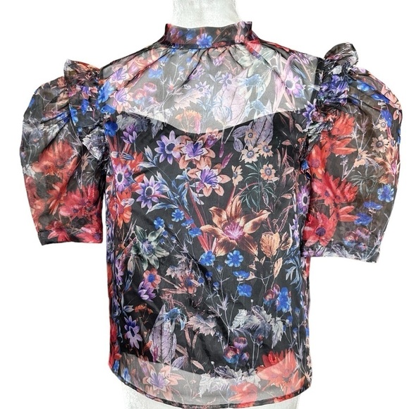 Maeve by Anthropologie  Organza Blouse Size XS - Picture 4 of 9